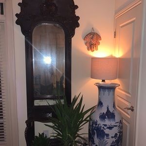 9 foot wood Antique Mirror
